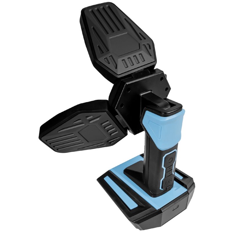 QUANTOOL LED Accu Werkschijnwerper 3 Vleugels, 500-3500 Lumen